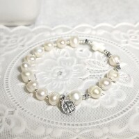 [813611]  팔찌묵주 / 론델형 진주 8mm