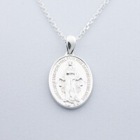 [800264] 목걸이 은 기적패  / 대 (45cm)